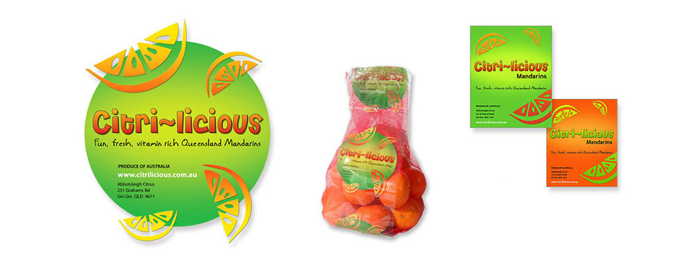 Citrilicious QLD mandarin prepack brand