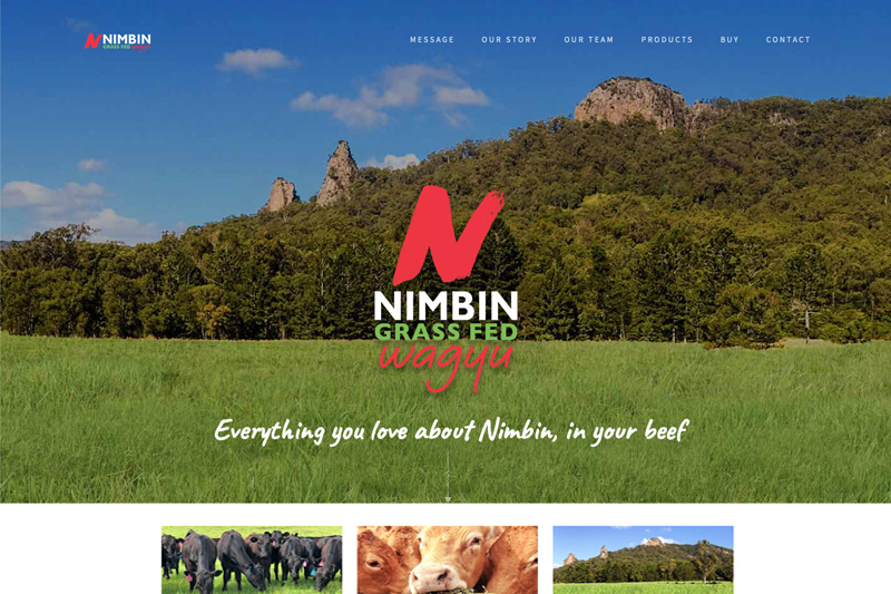 Nimbin Hemp Fed Wagyu website